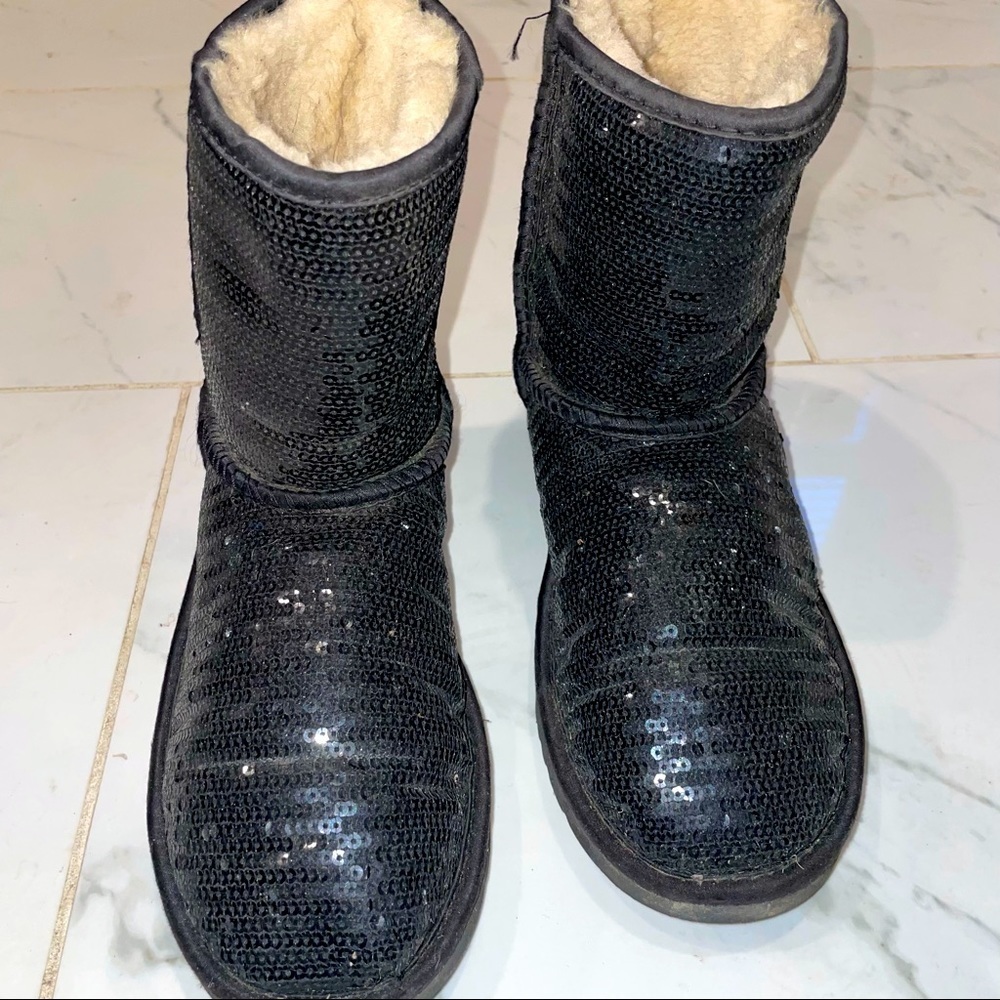 Uggs Black Sequins Boots